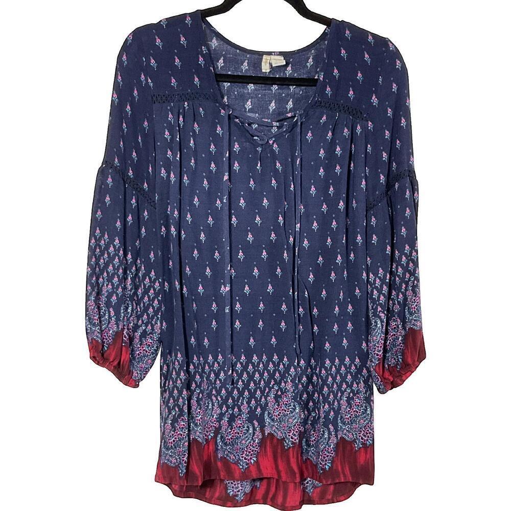 202 Japna Boho Peasant Blouse (S, EUC)